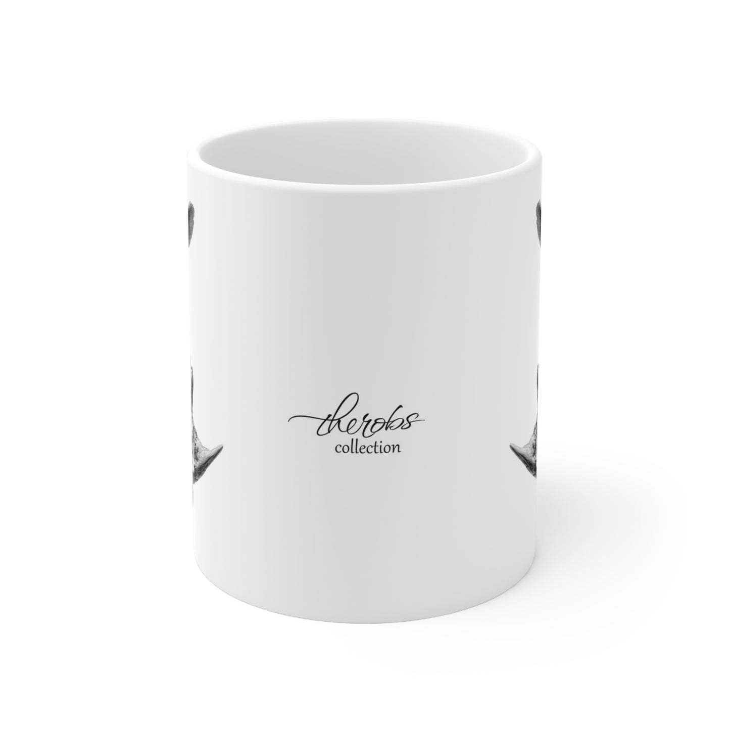 B&W Rhino Mug