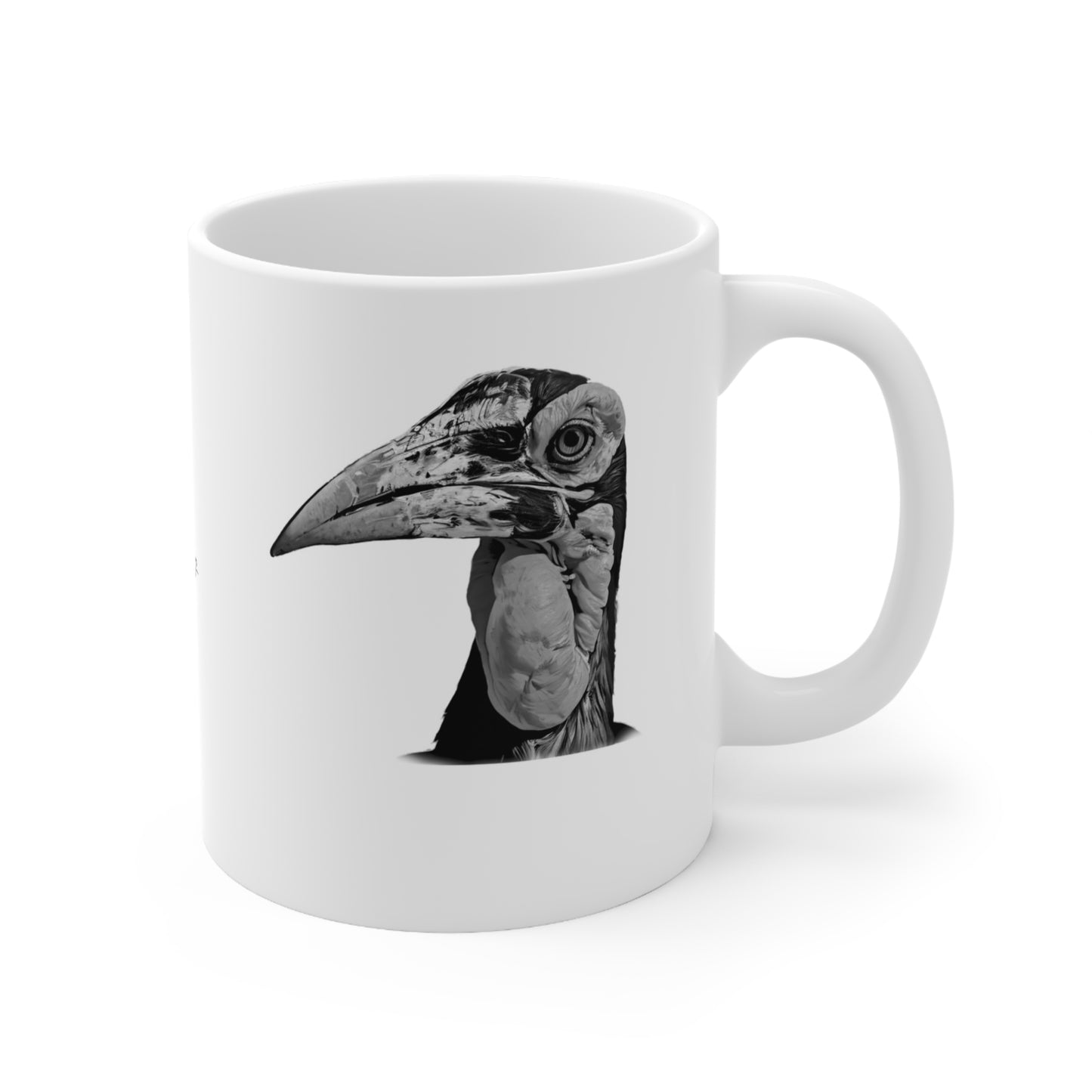 B&W Hornbill Mug