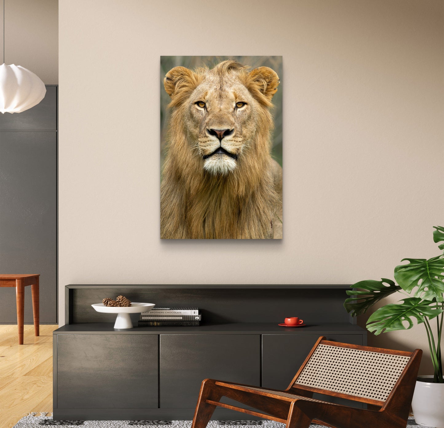 Male Lion Fine Art Poster