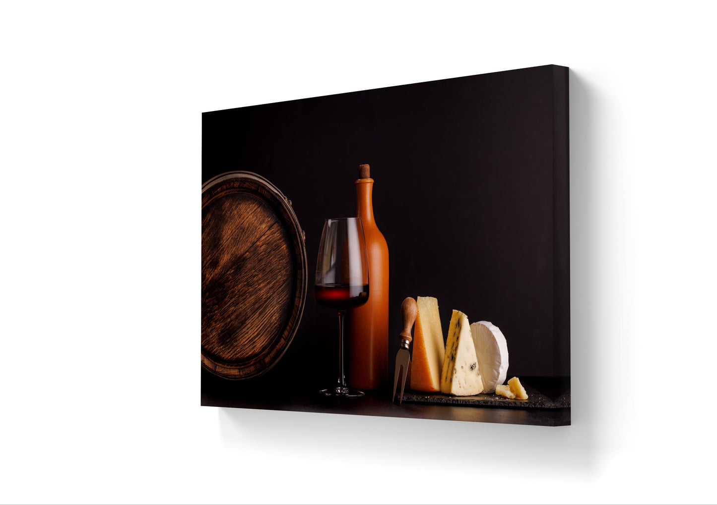 Cheese & Wine Canvas Print