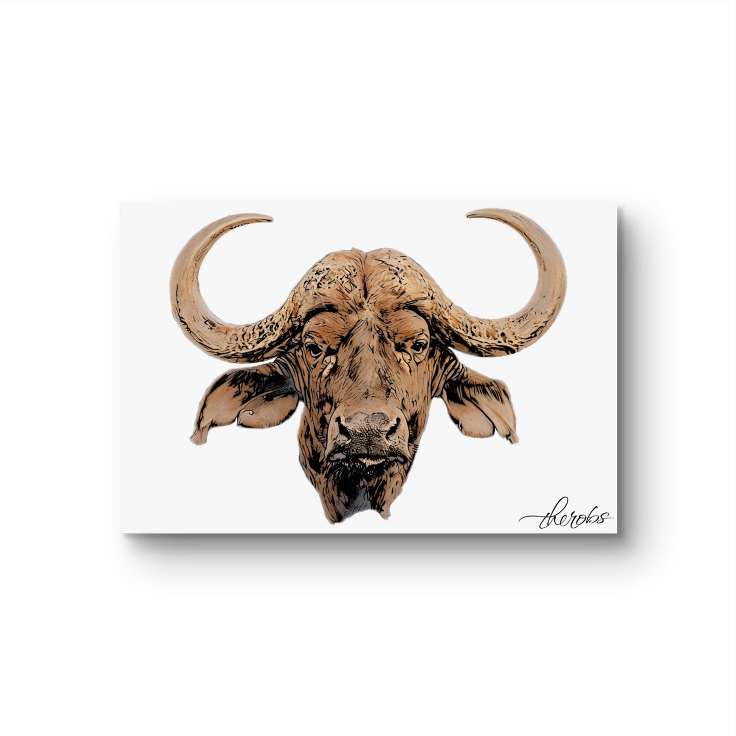 Cape Buffalo Fine Art Poster