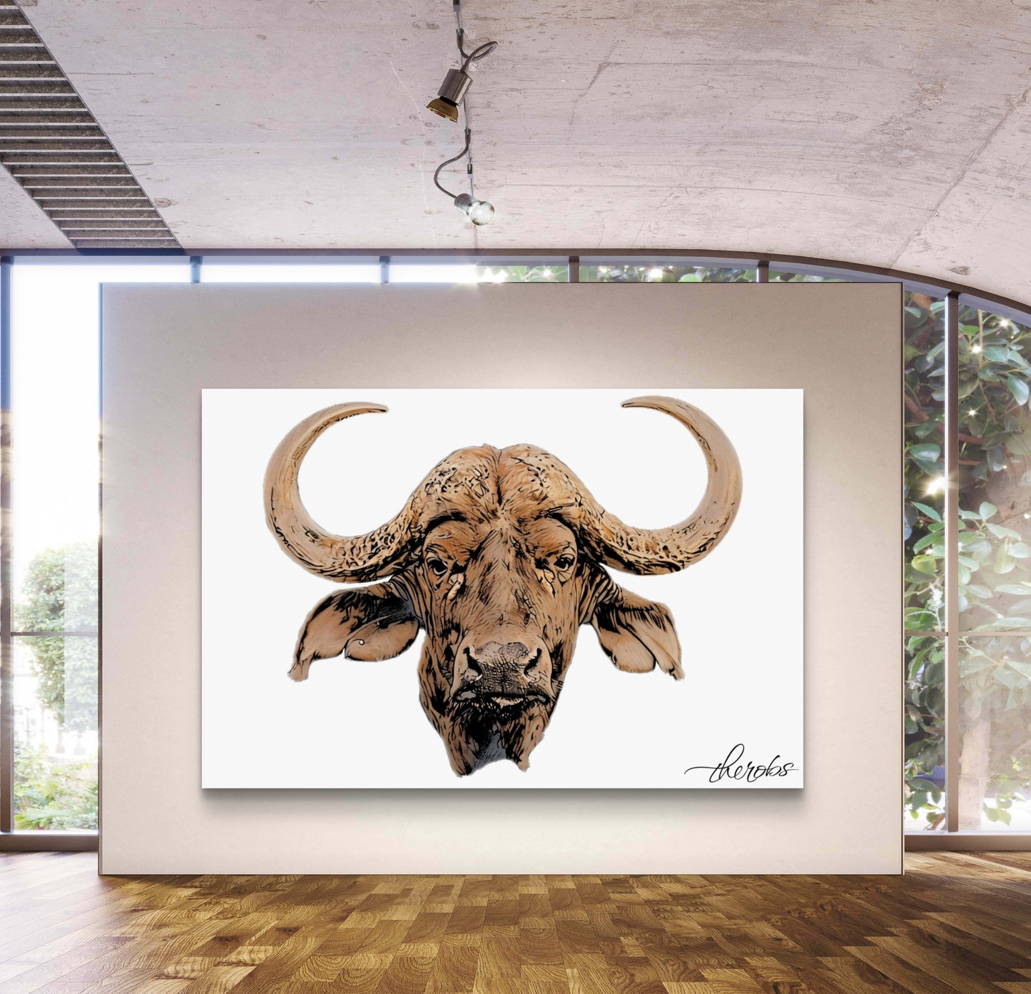 Cape Buffalo Fine Art Poster