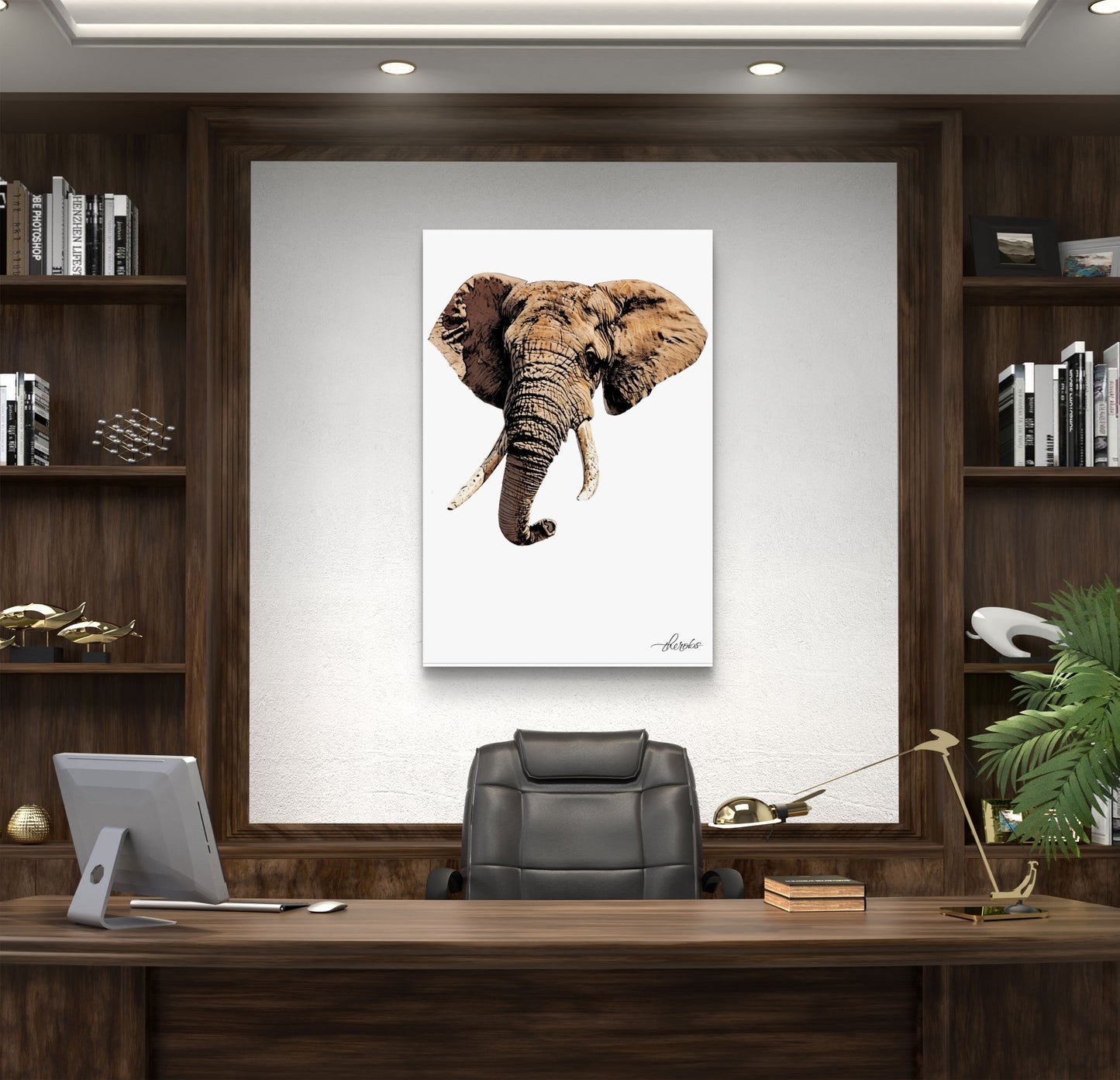 Elephant Canvas Print