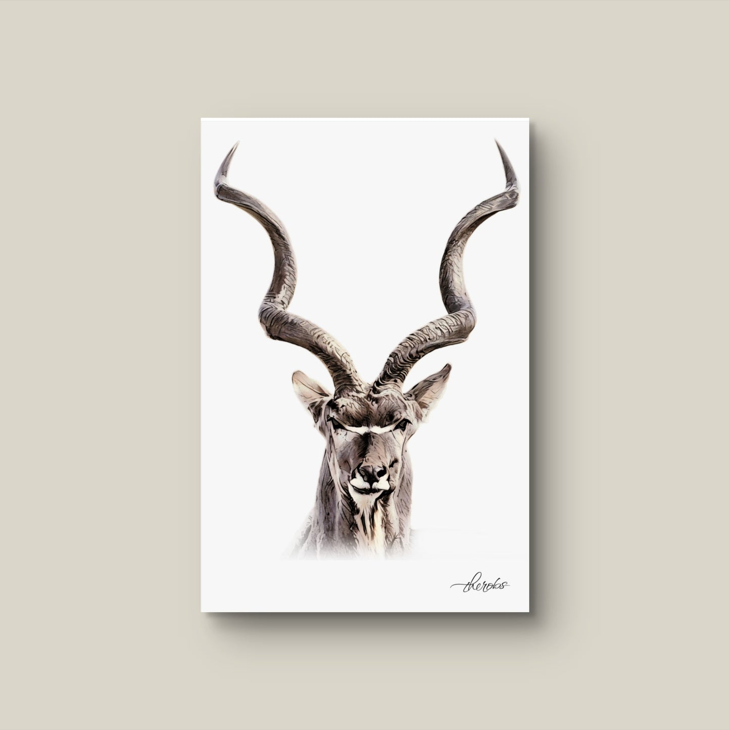 Kudu Canvas Print