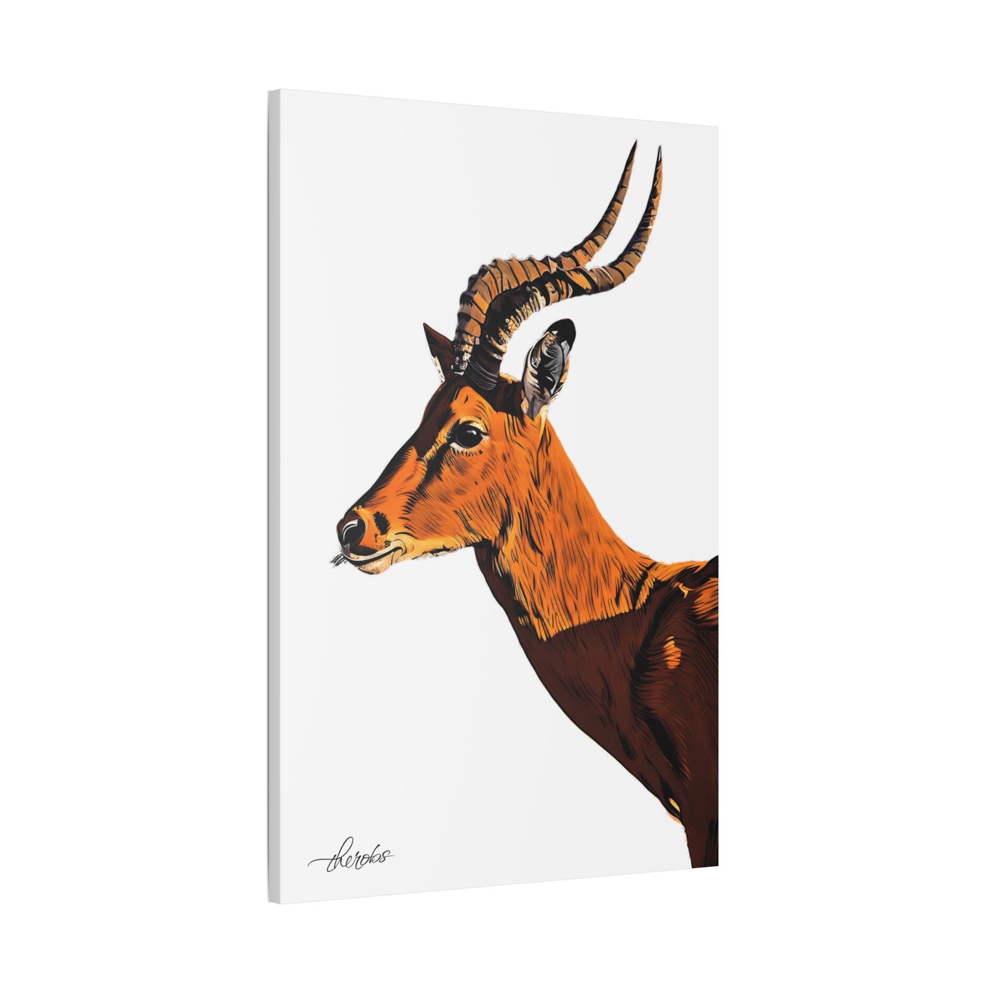 Impala Canvas Print 2