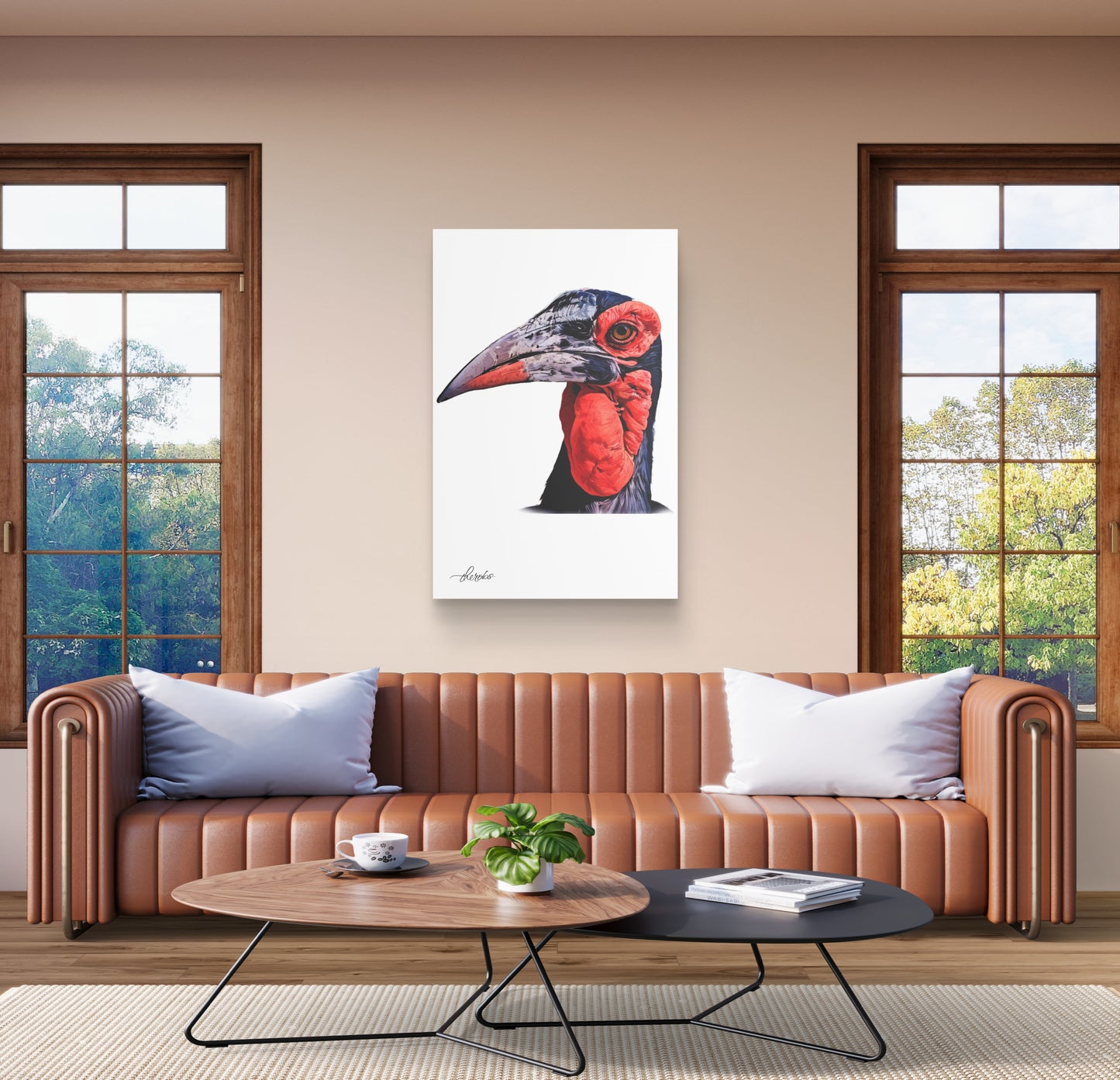 Hornbill Canvas Print