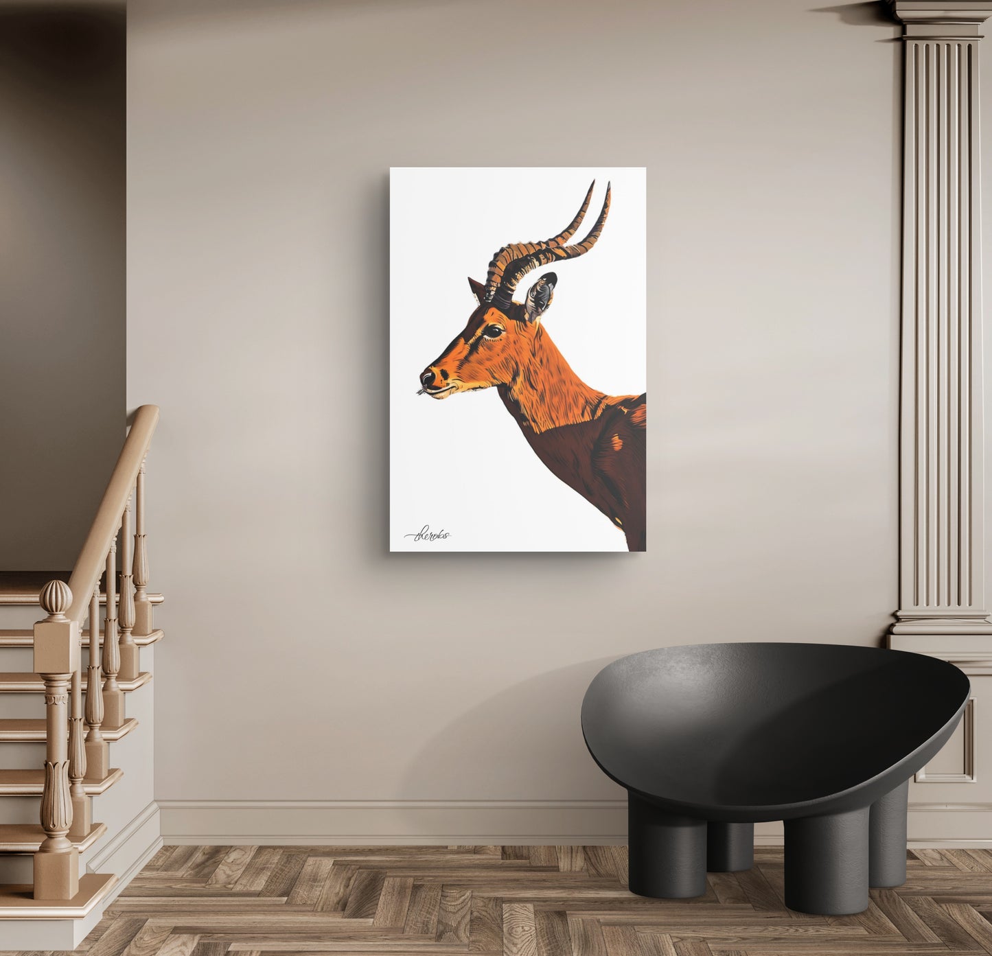 Impala Canvas Print 2