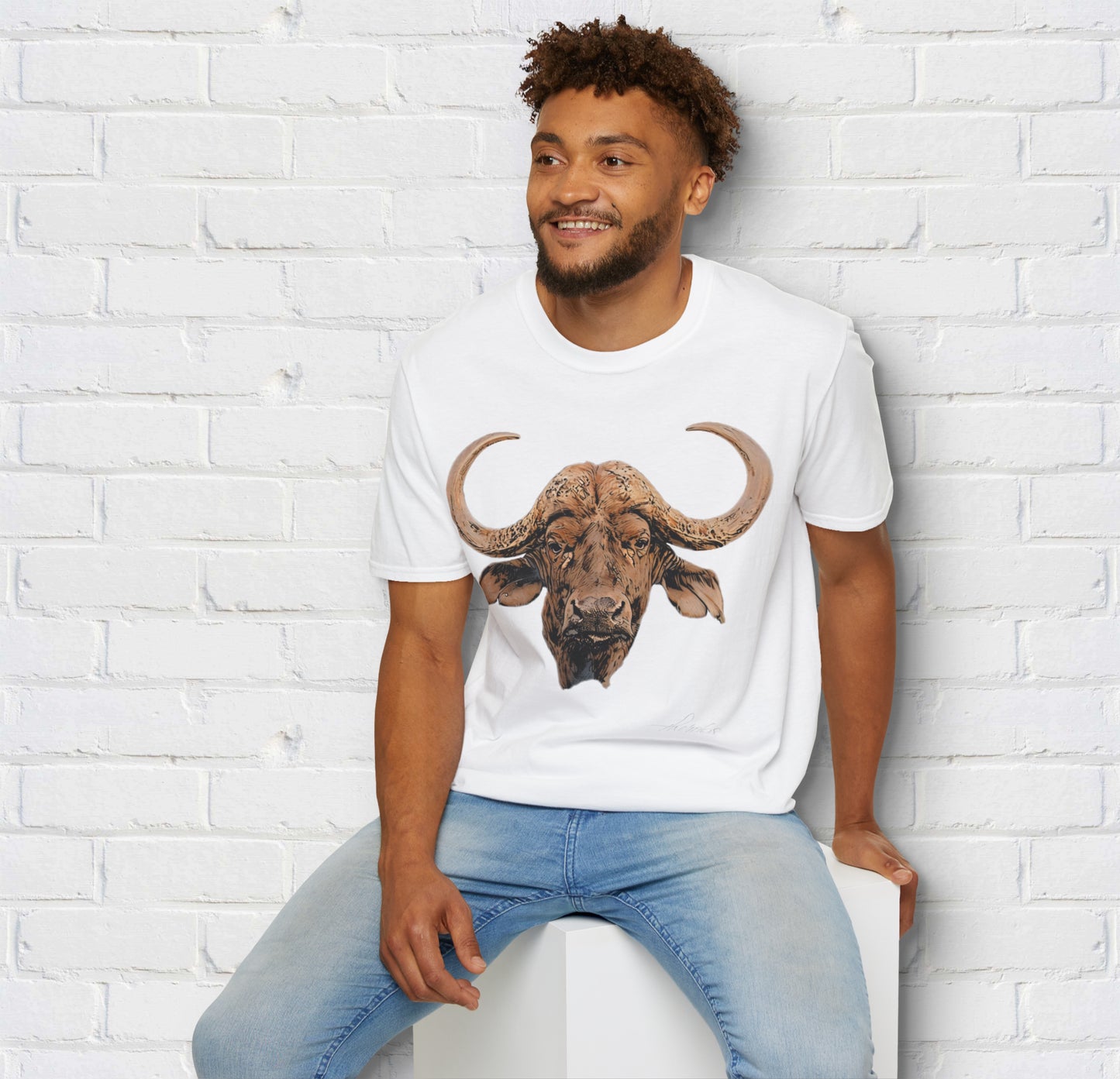 Colour Buffalo Unisex Gildan T-Shirt