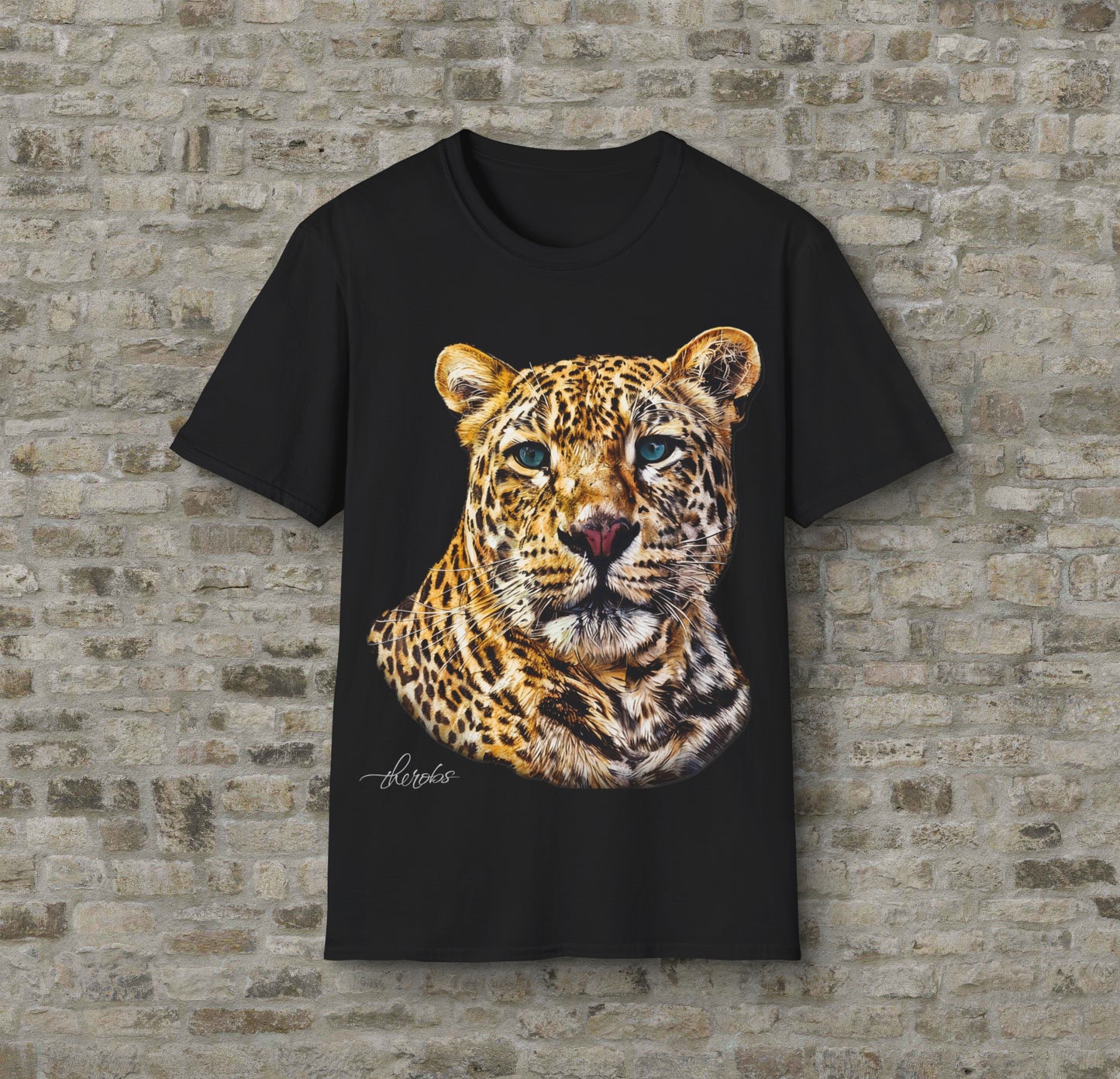 Colour Leopard Unisex Gildan T-Shirt 2