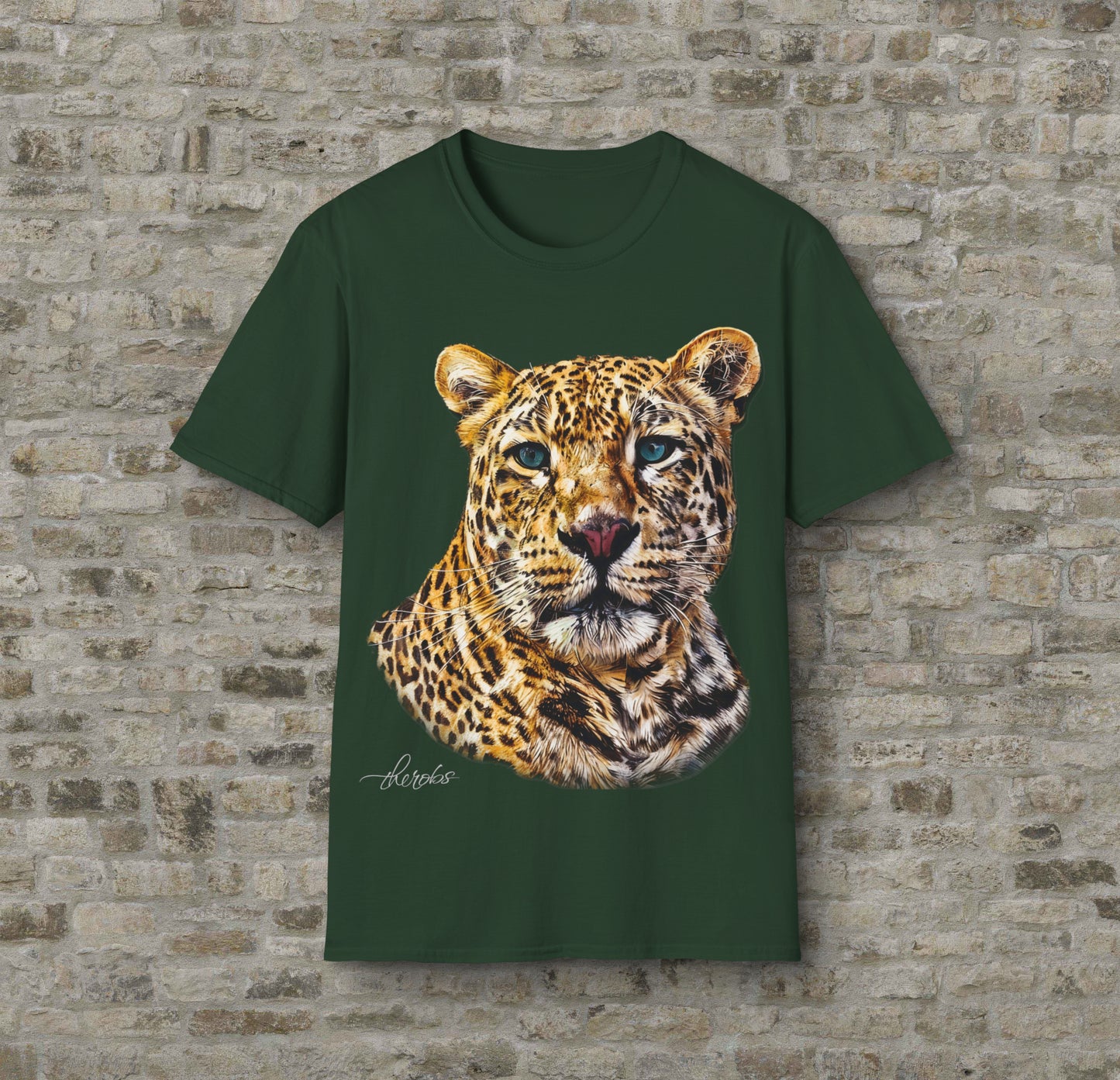Colour Leopard Cotton Unisex T-Shirt II