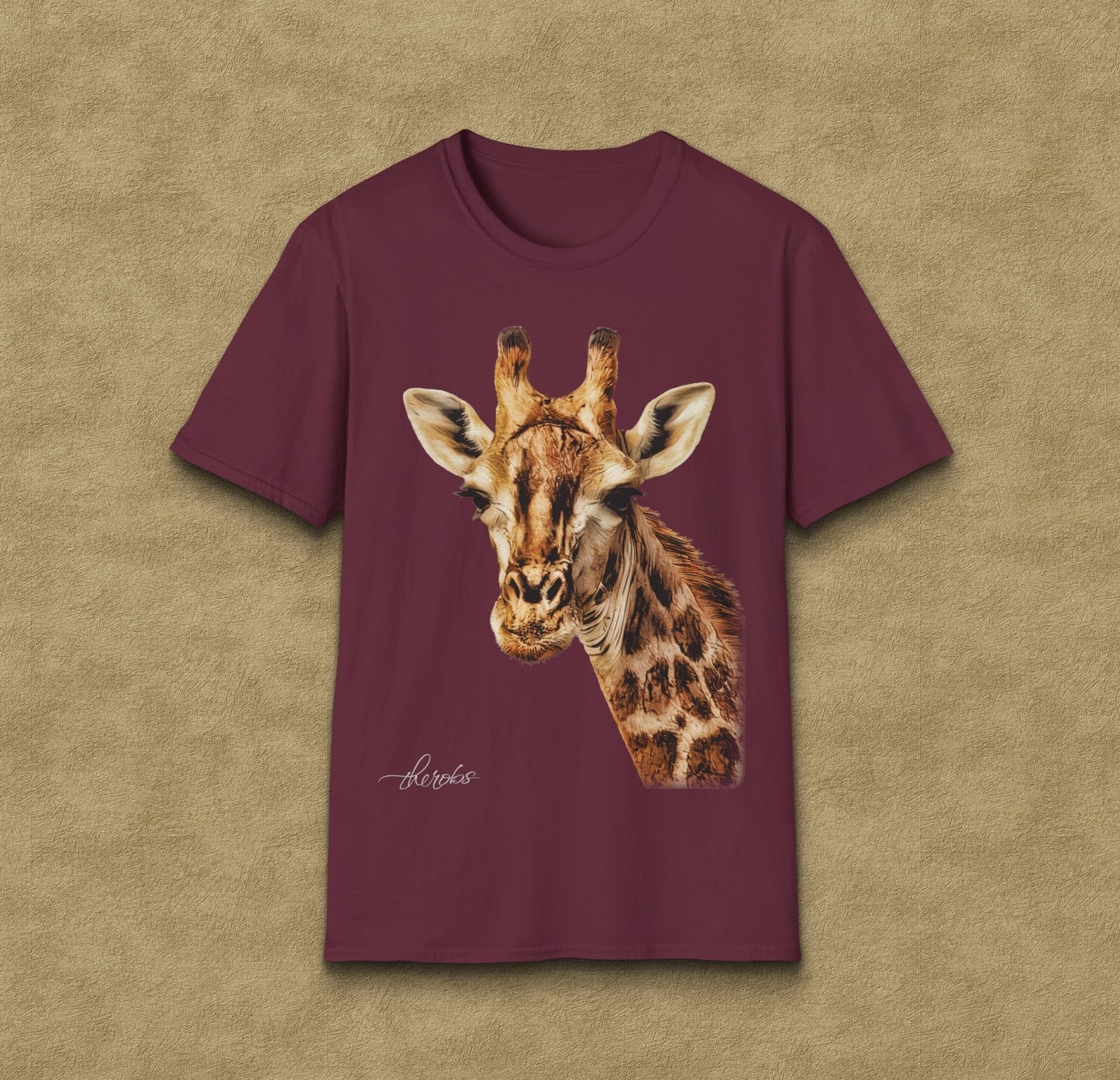 Colour Giraffe Unisex Gildan T-Shirt