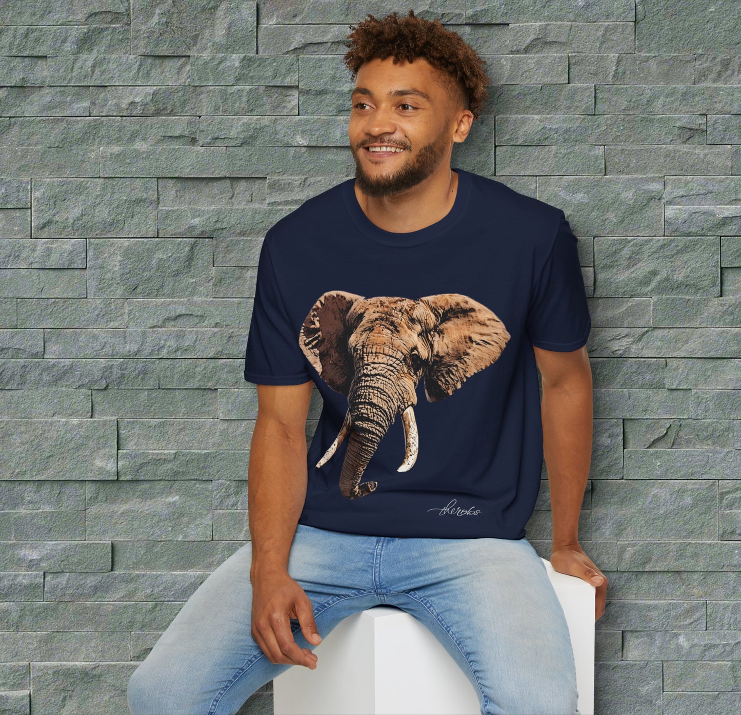 Colour Elephant Unisex Gildan T-Shirt
