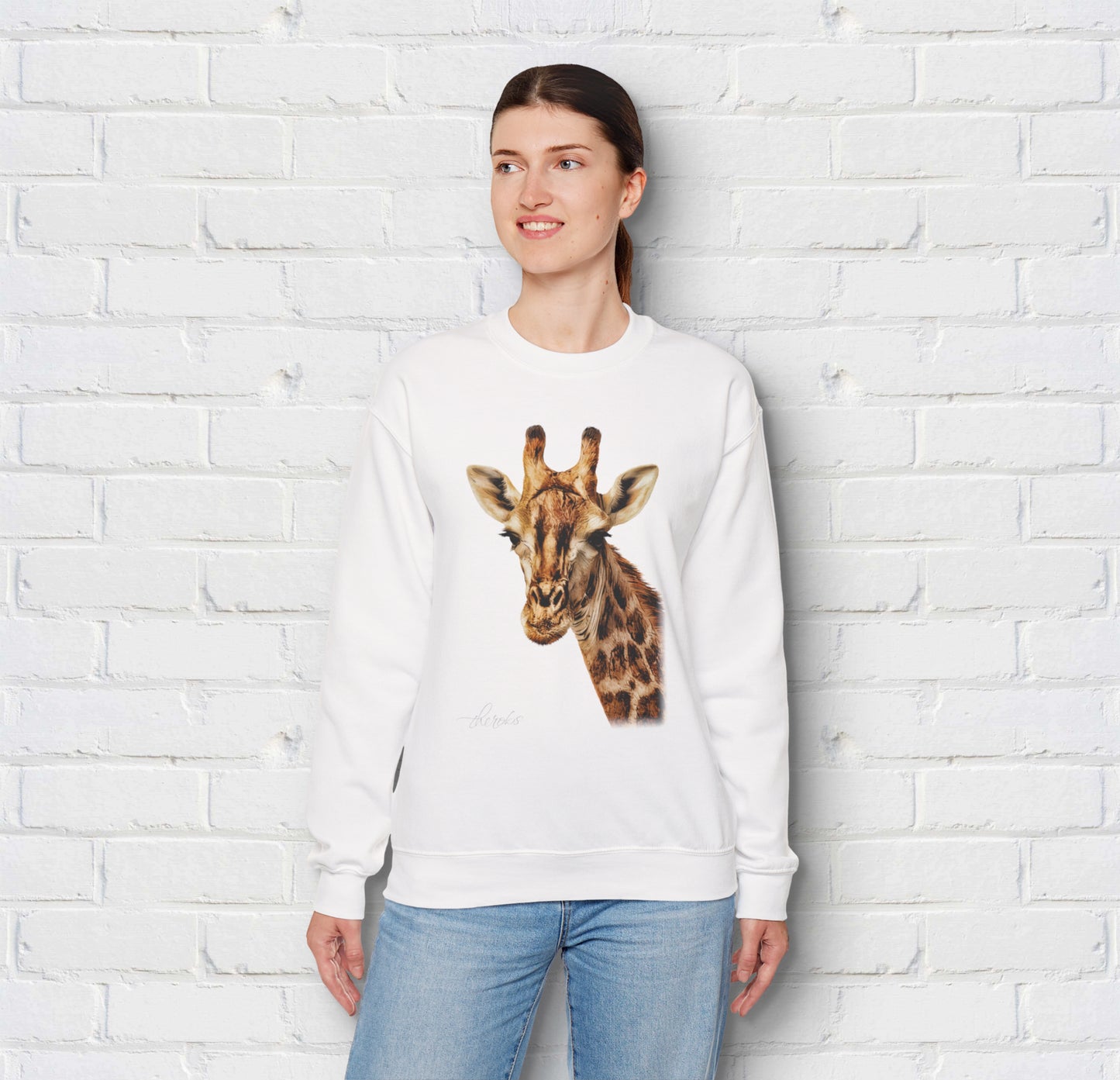 Colour Giraffe Unisex Sweatshirt