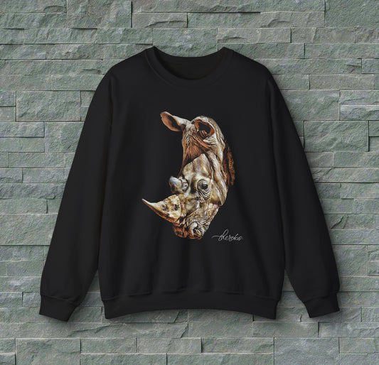 Colour Rhinoceros Unisex Sweatshirt