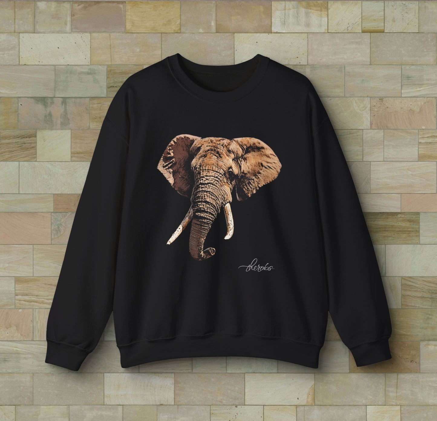 Colour Elephant Unisex Gildan Sweatshirt