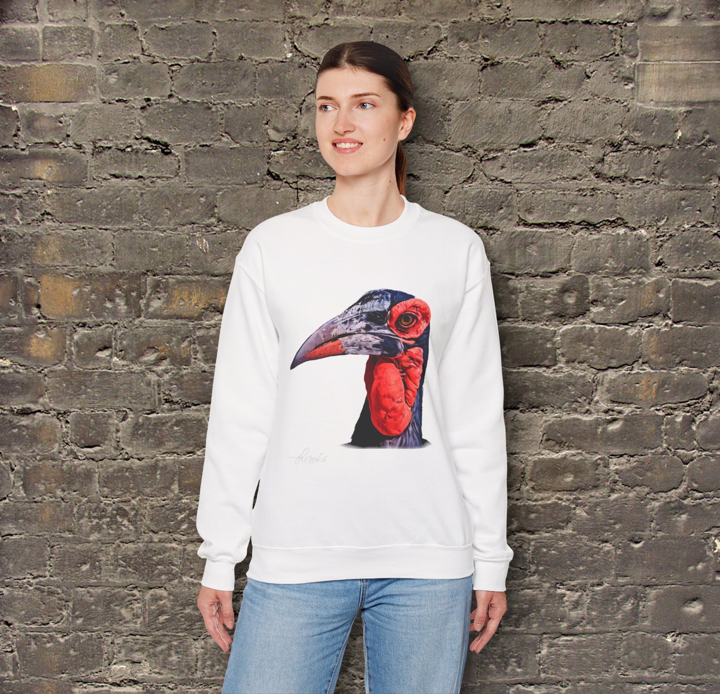 Colour African Hornbill Unisex Sweatshirt