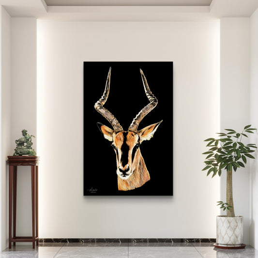 Impala Indoor & Outdoor HD Black Silk Poster