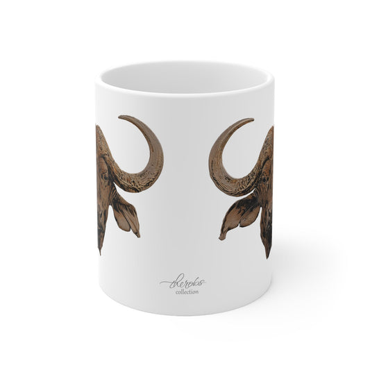 Colour Buffalo White Ceramic 11oz Mug - HD Printing