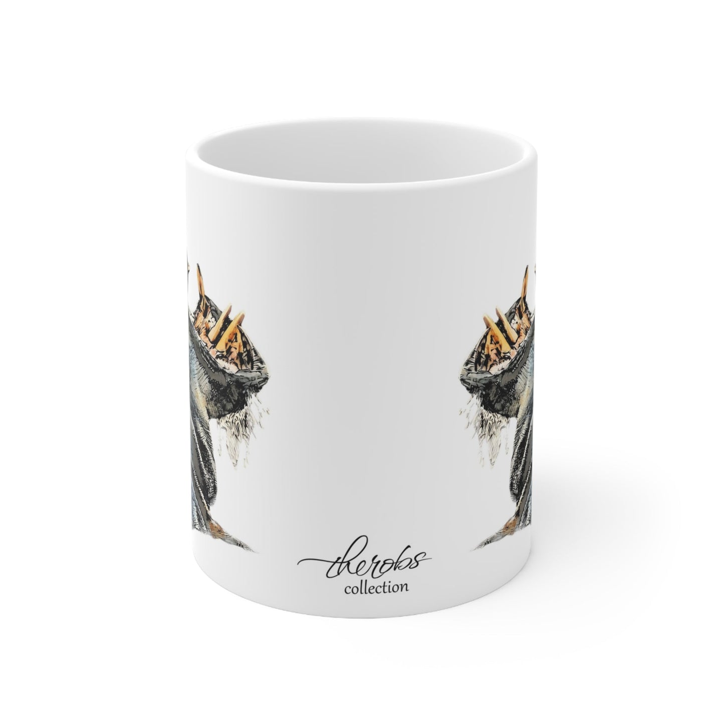 Colour Hippo White Ceramic 11oz Mug - HD Printing