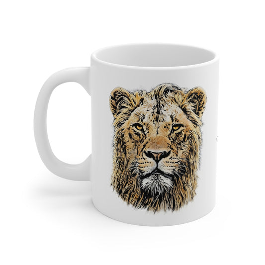 Colour Lion White Ceramic 11oz Mug - HD Printing