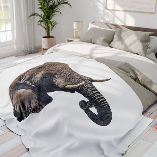 Elephant Cosy Arctic Fleece Blanket II - HD Printing