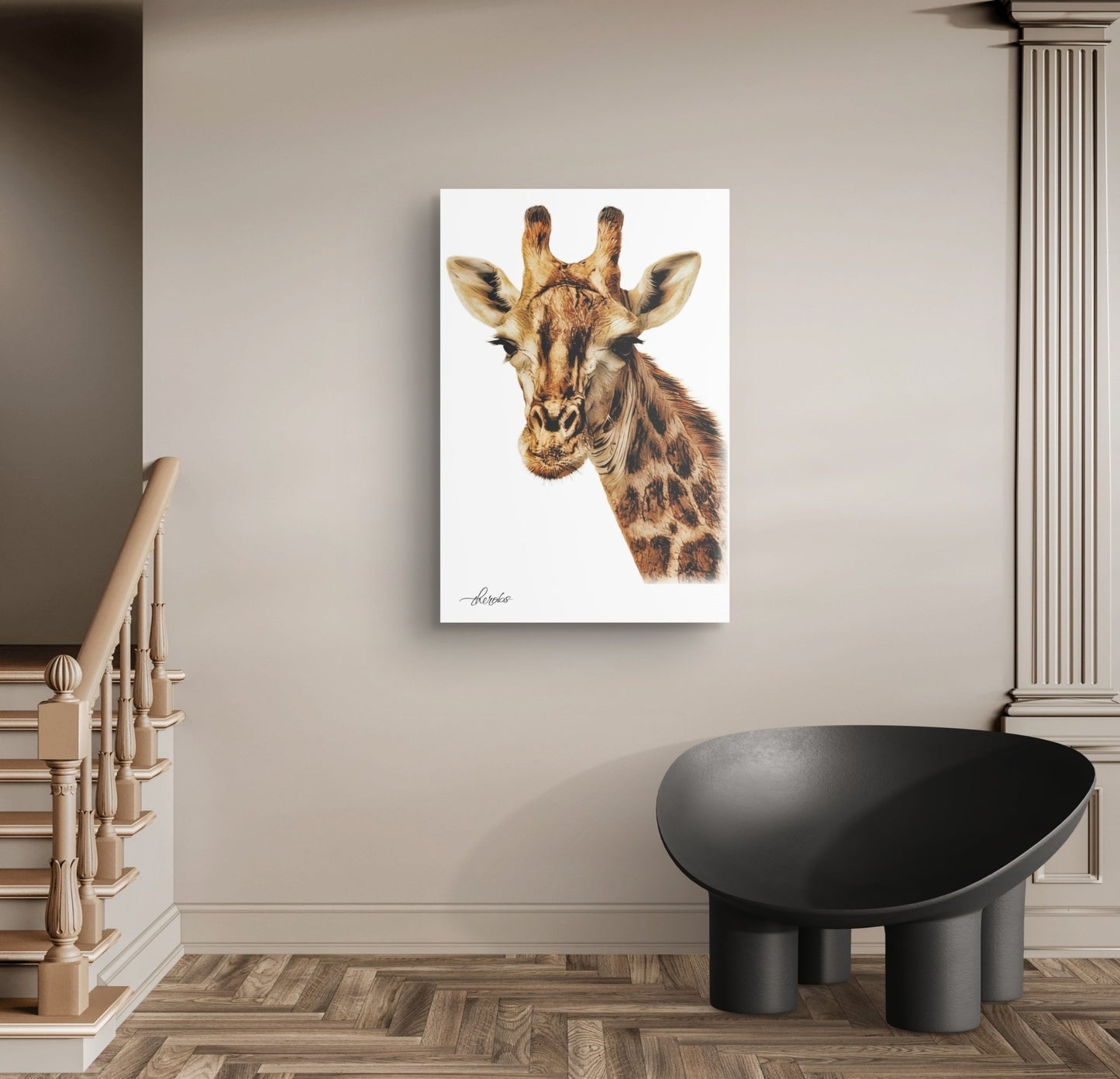 Giraffe Canvas Print - HD Printing