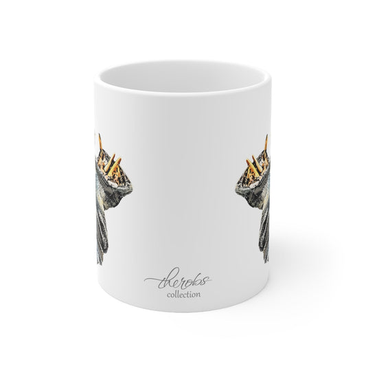 Hippo White Ceramic 11oz Mug - HD Printing