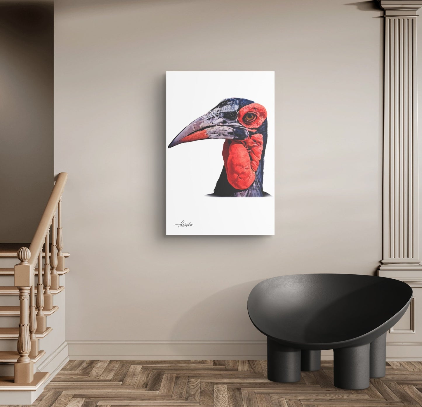 Hornbill Canvas Print - HD Printing