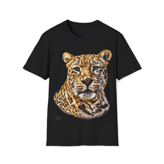 Leopard Unisex Cotton T-Shirt II - HD Printing