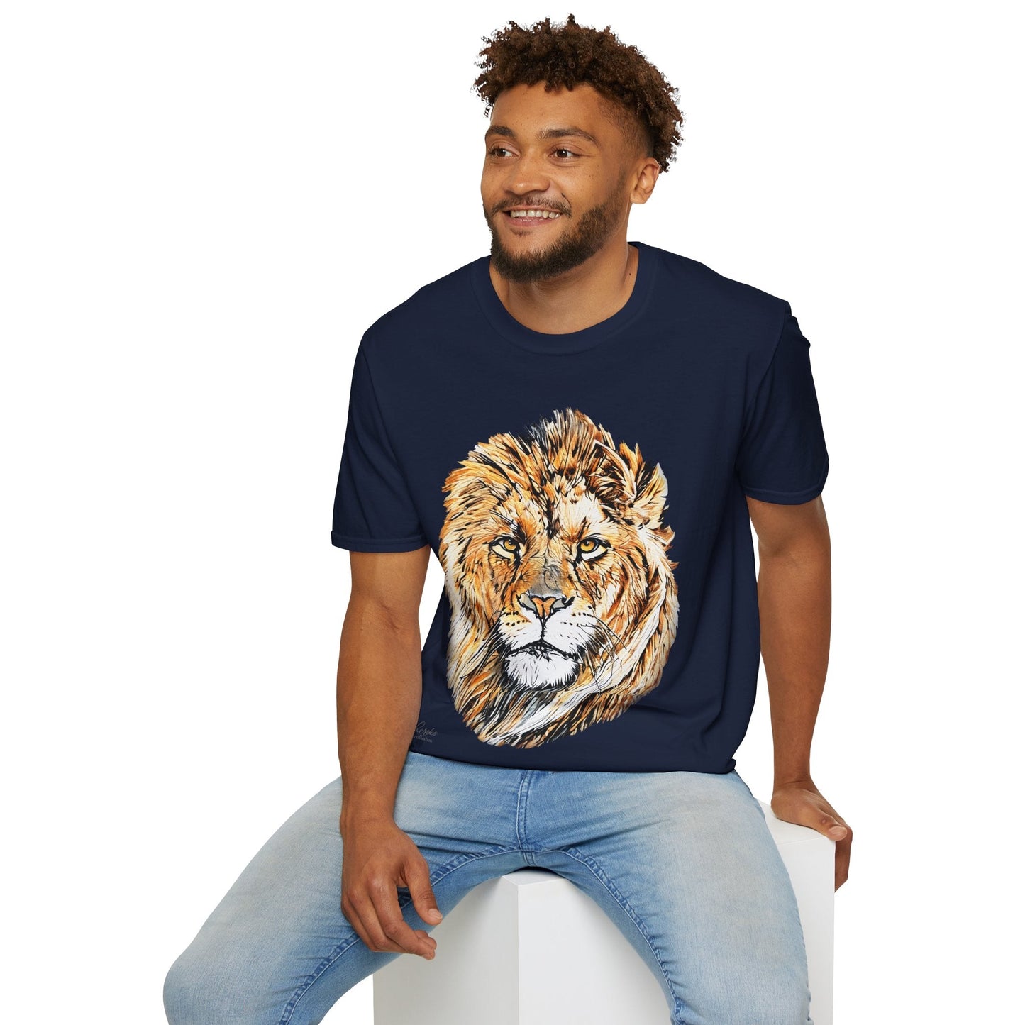 Lion Cotton Unisex T-Shirt - HD Printing