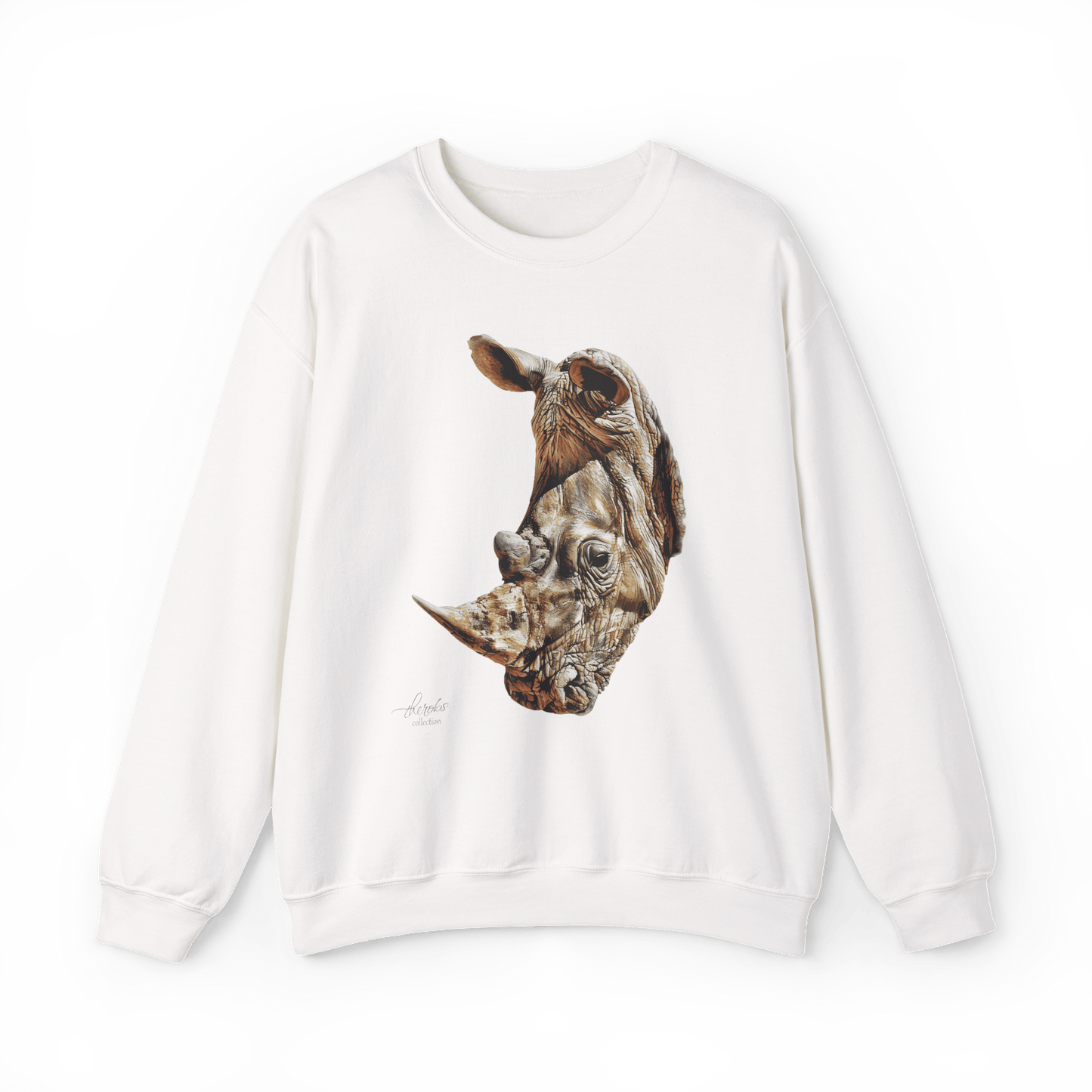 Rhinoceros Unisex Heavy Sweatshirt - HD Printing