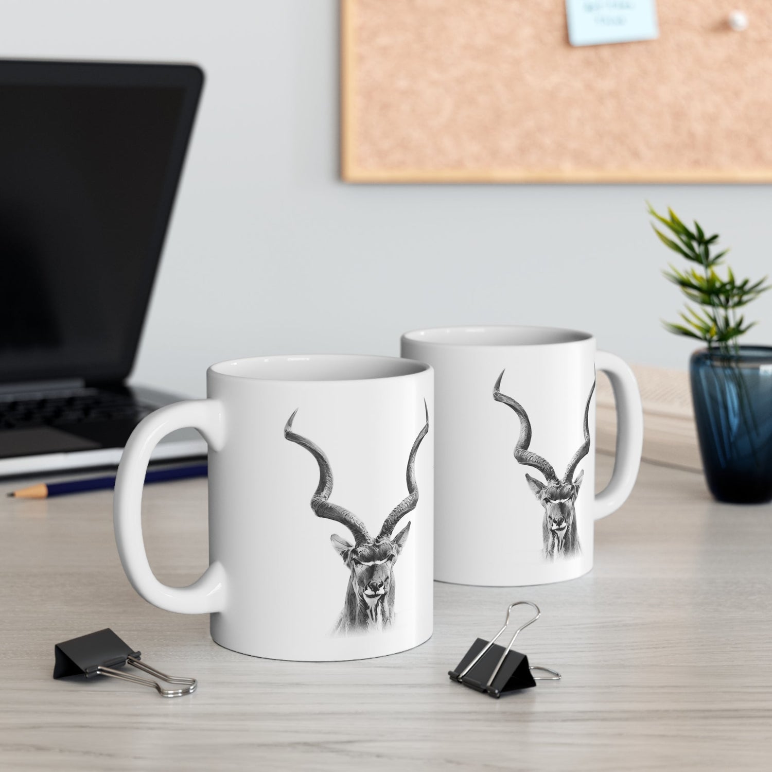 Black & White Ceramic Mugs - HD Printing