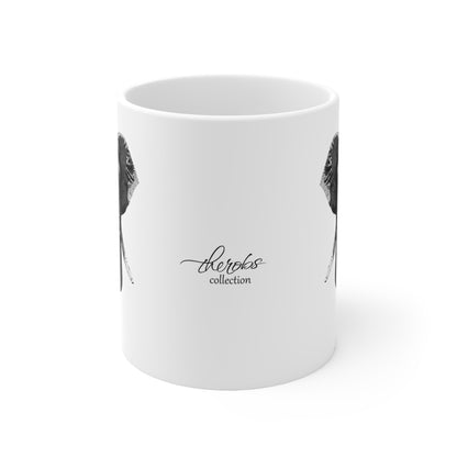 B&W Elephant Mug