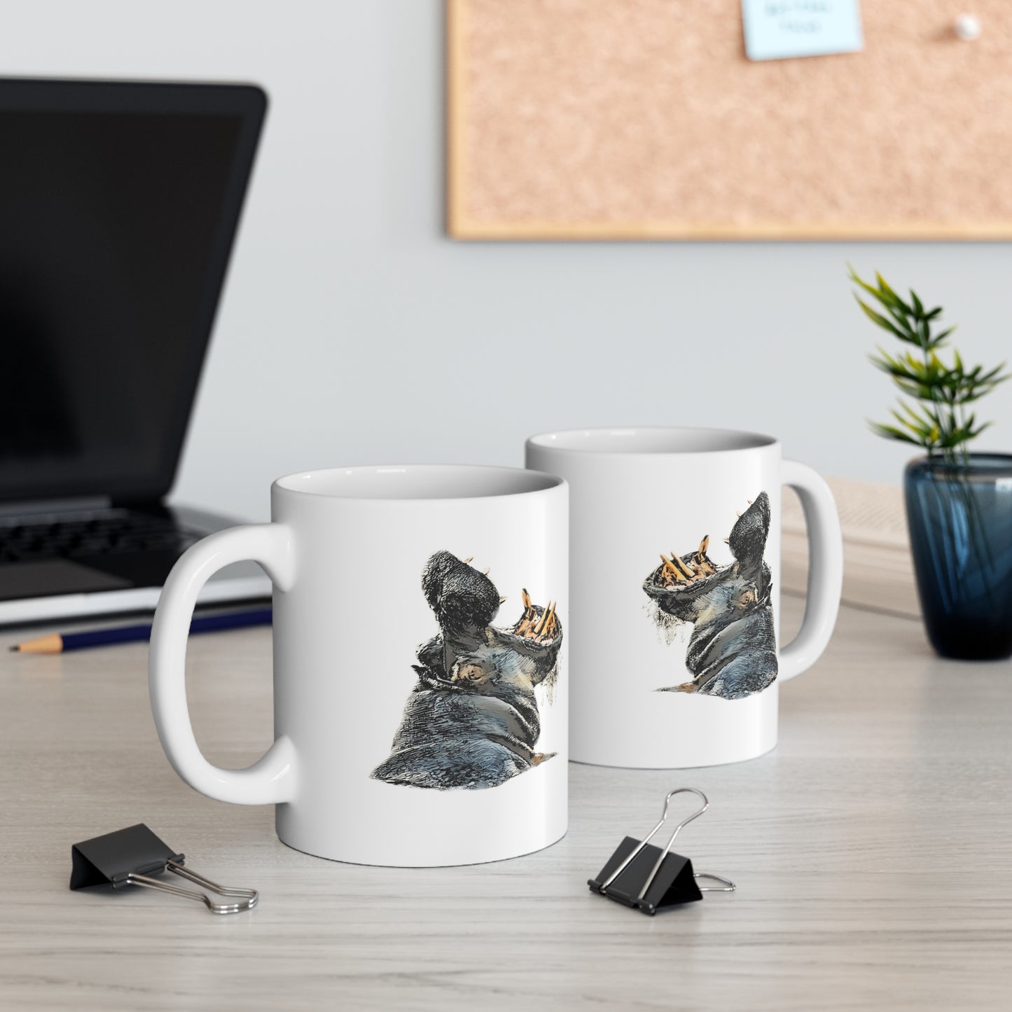 Colour Hippo Mug