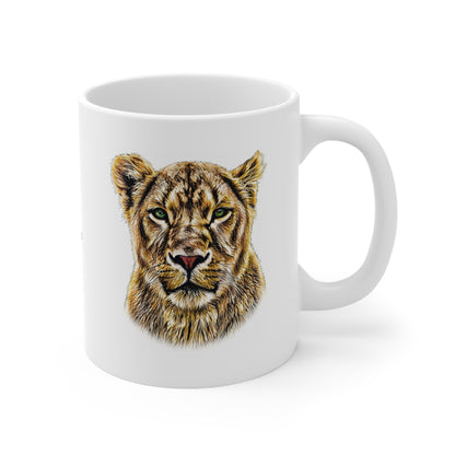 Colour Lioness Mug