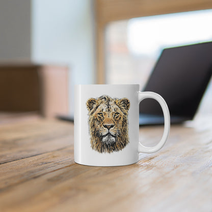Colour Lion Mug