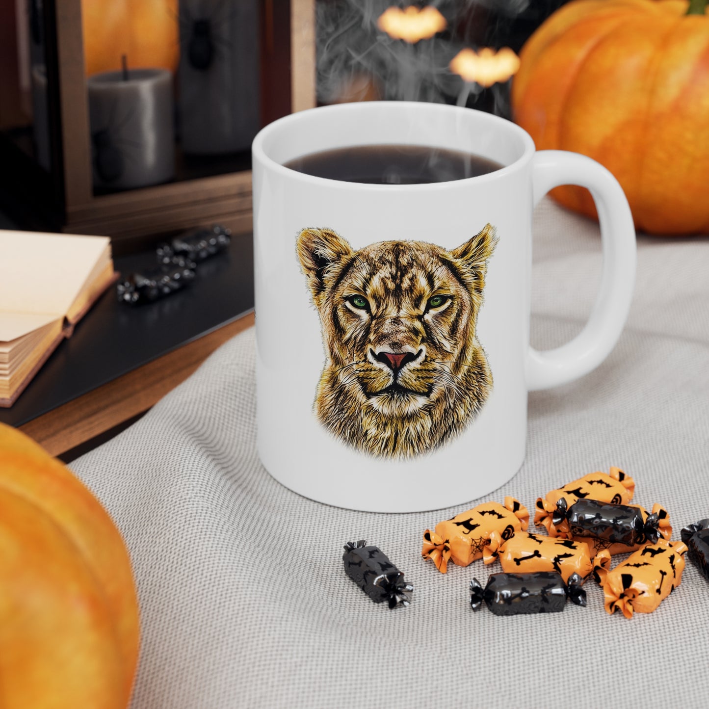 Colour Lioness Mug