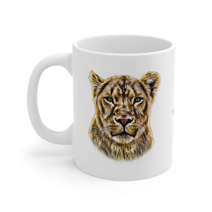 Colour Lioness Mug