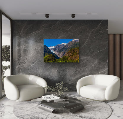 Glacier Silk Poster