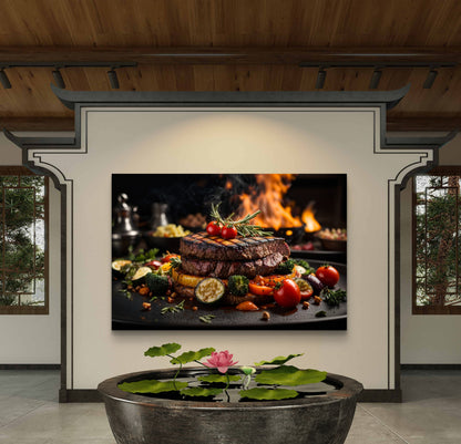 Steak Silk Poster