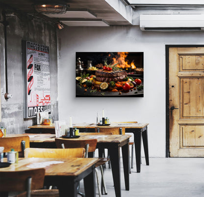 Steak Silk Poster