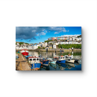 Brixham Harbour Canvas Print