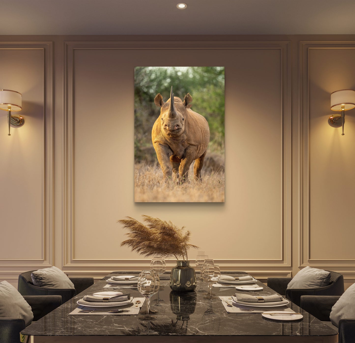 Rhino Fine Art Poster