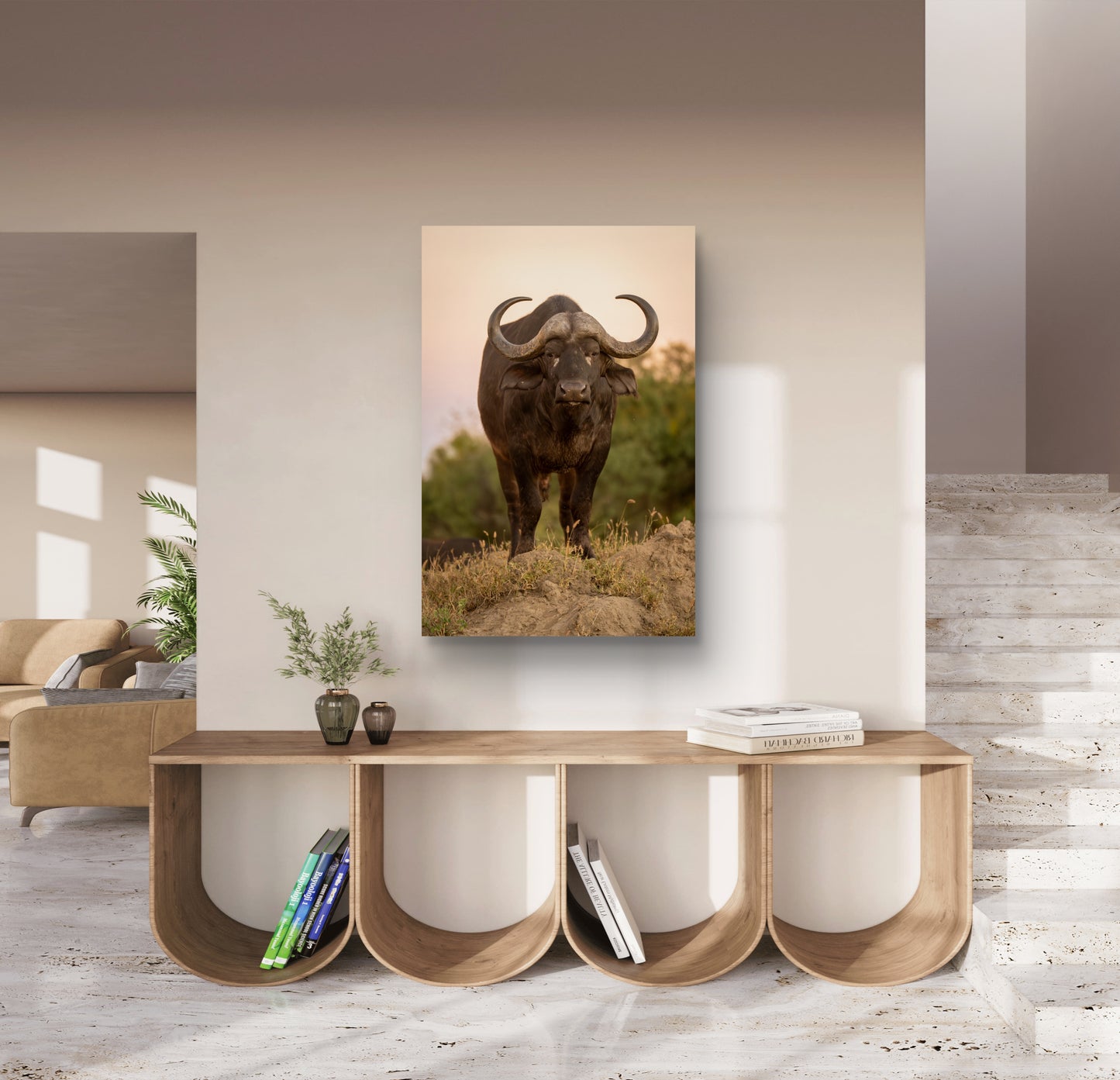 Cape Buffalo Fine Art Poster