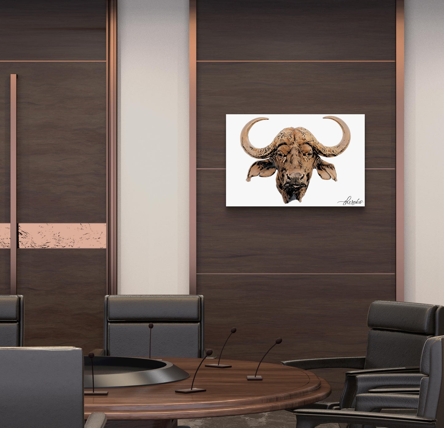 Cape Buffalo Fine Art Poster