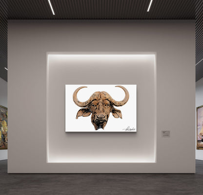 Cape Buffalo Fine Art Poster