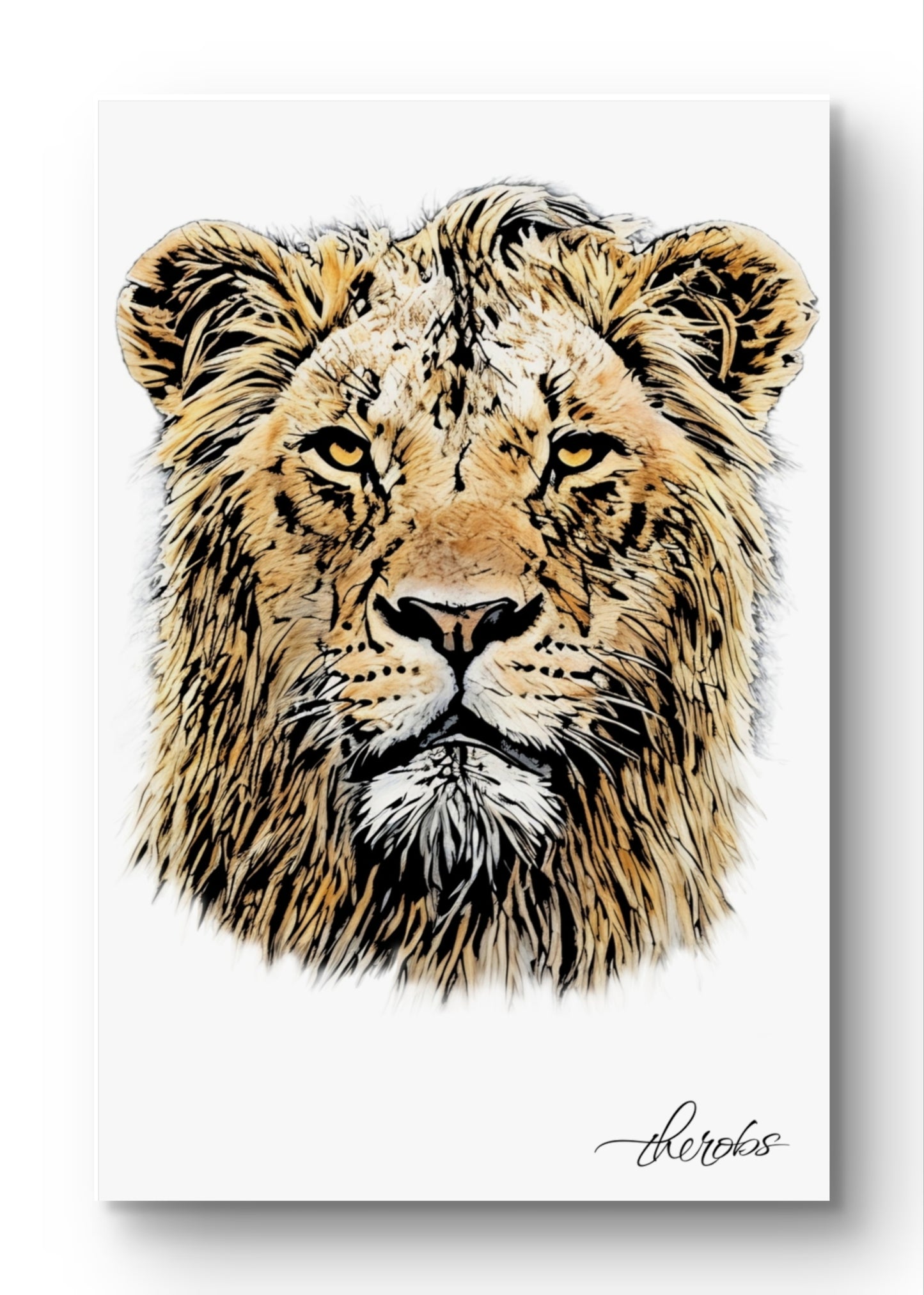 Lion Fine Art Poster
