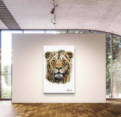 Lion Fine Art Poster