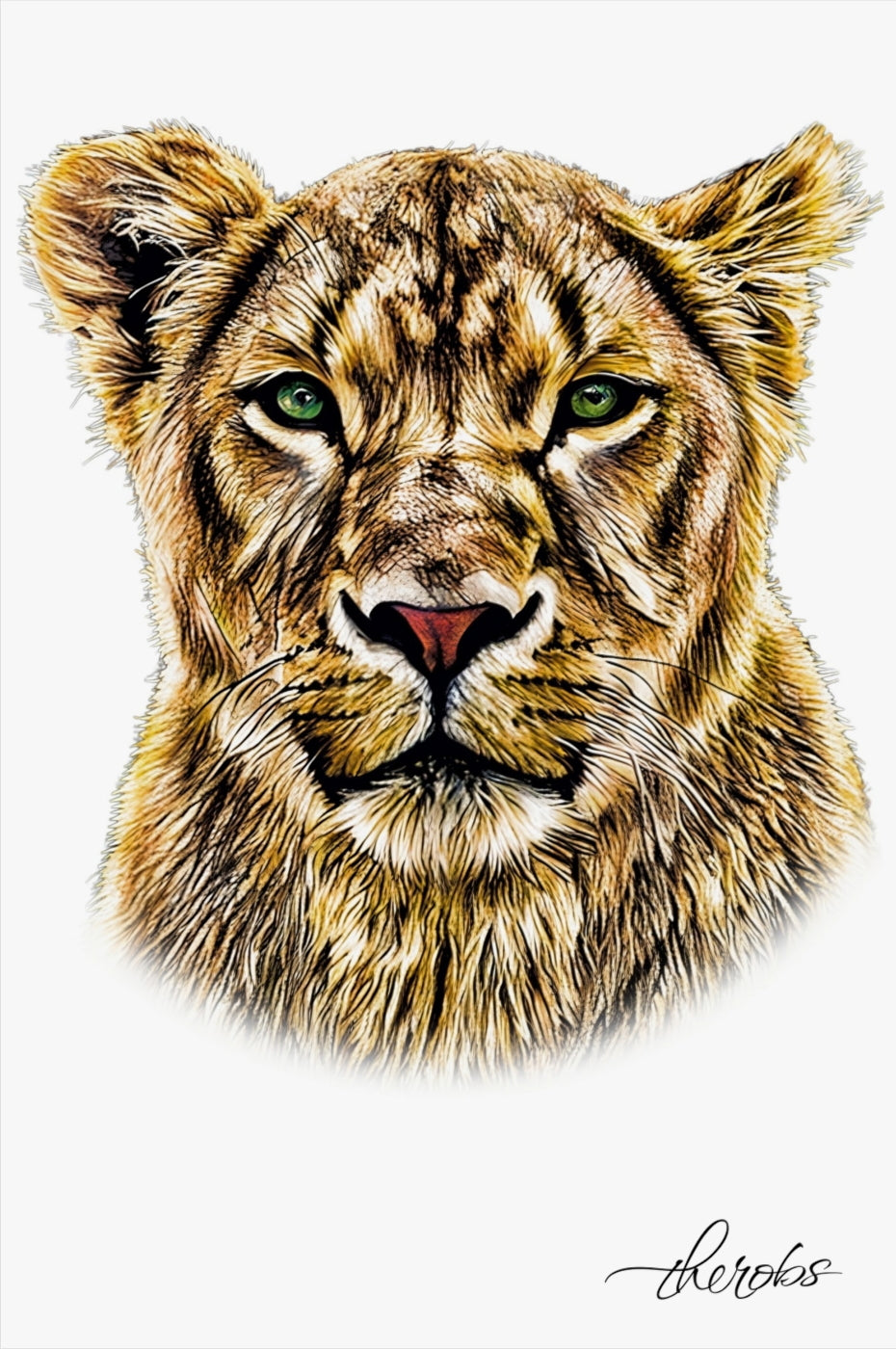 Lioness Canvas Print