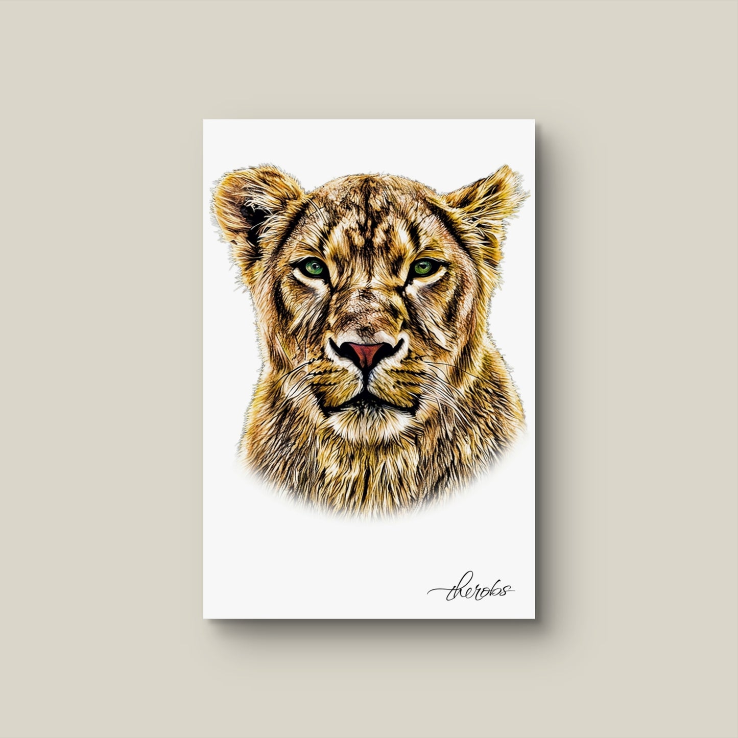 Lioness Canvas Print